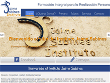 Tablet Screenshot of institutojaimesabines.com